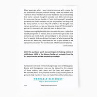 Share the Love - St. Amos Love Bracelet Set - White/Rose Gold