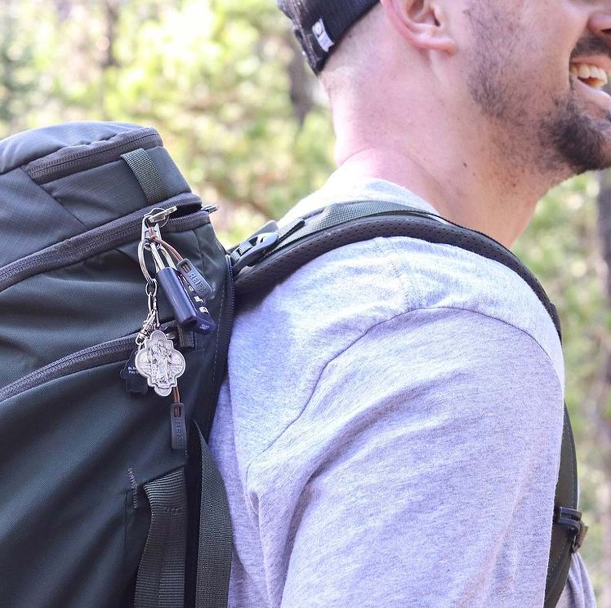 Saint Christopher Travel Protection Key Ring