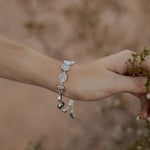 St. Joseph LInk Bracelet Lifestyle - Link Saint Medal Silver Tone Bracelet