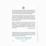 Amore Crystal Benedictine Stellar Blessings Bracelet Inspirational Card back