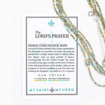 The Lord's Prayer Morse Code Prayer Rope Card