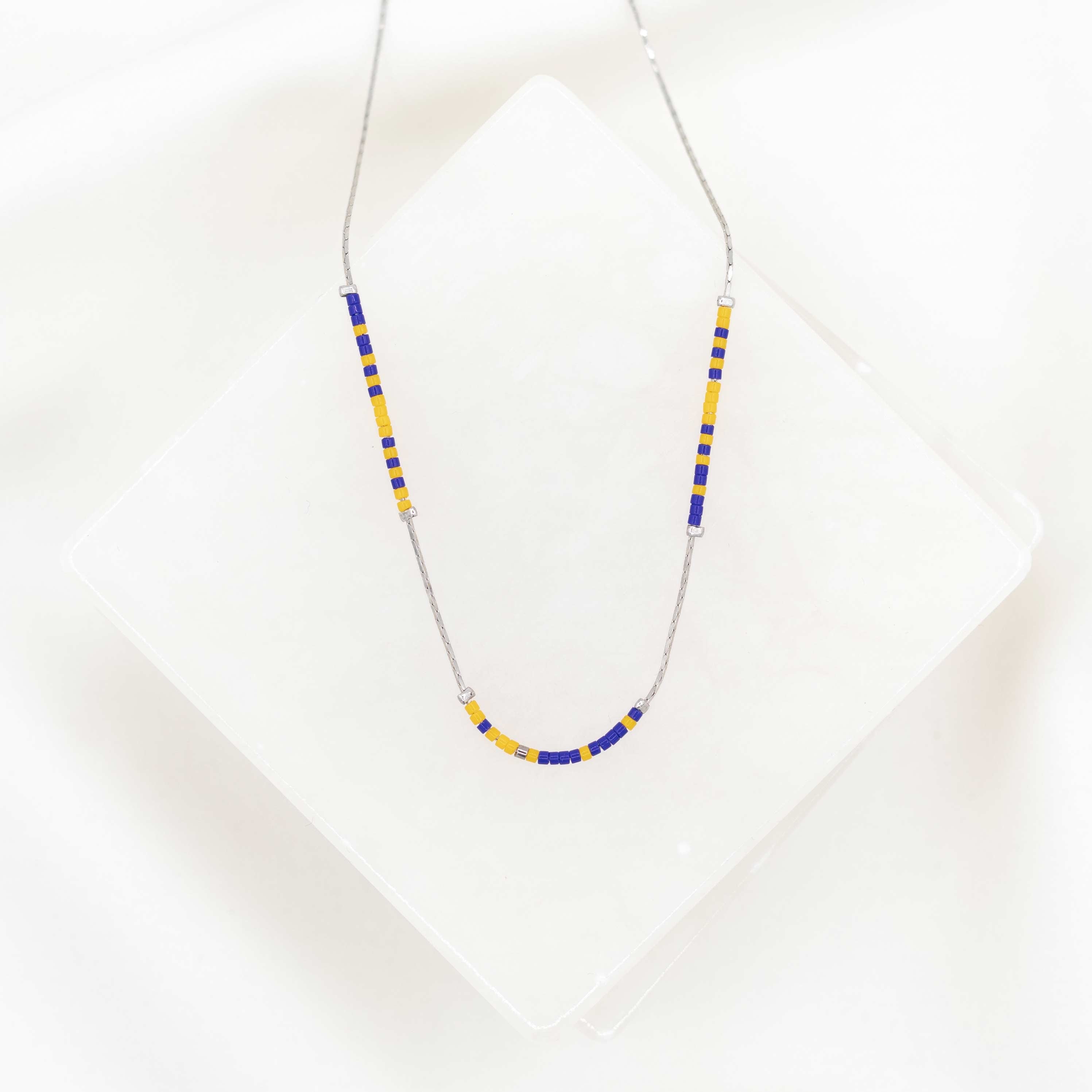 Victory Morse Code Necklace | Team Spirit Colors Necklace – My