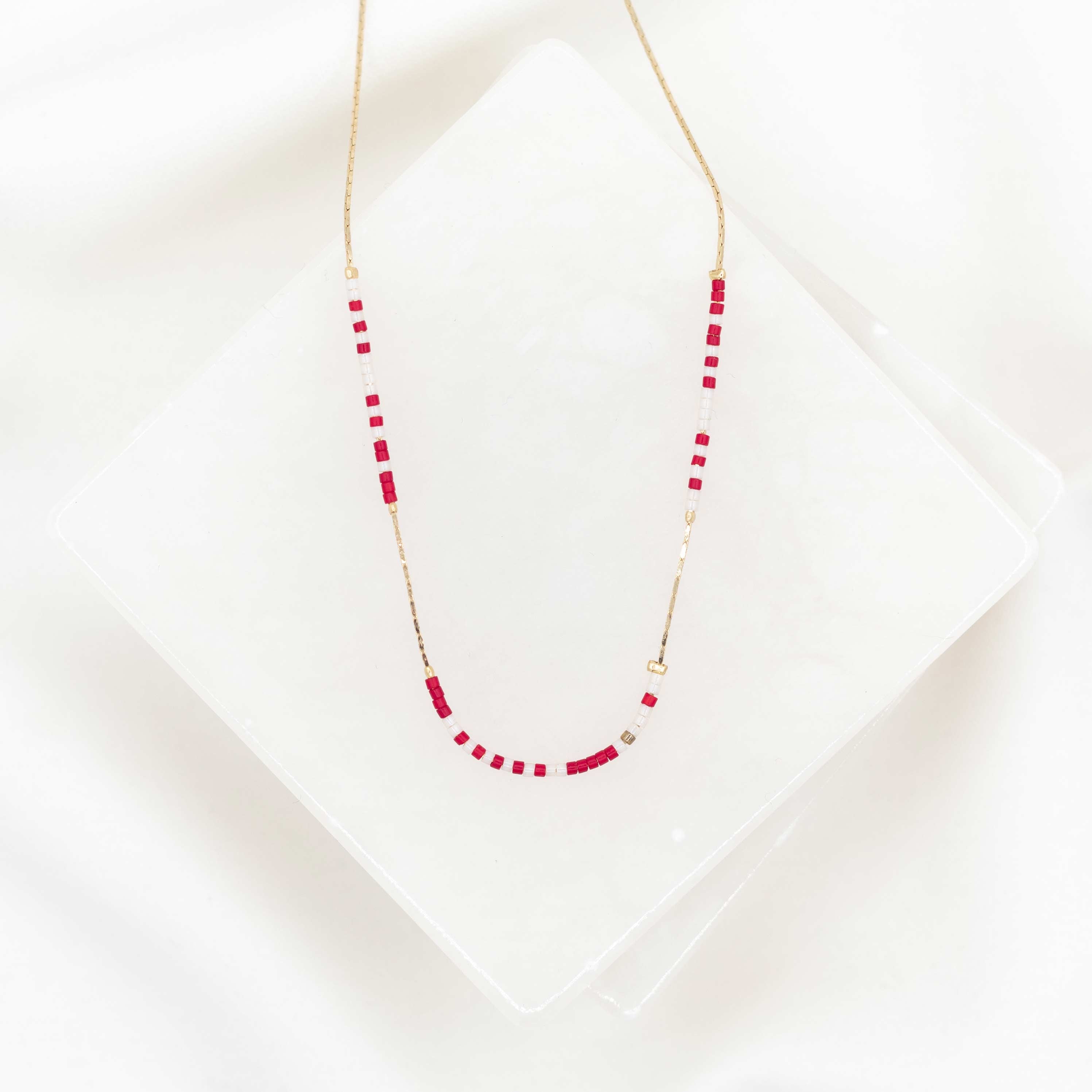 Victory Morse Code Necklace | Team Spirit Colors Necklace – My
