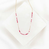 Victory Team Spirit Morse Code Necklaces • In Your Team Colors