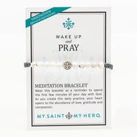 WAKE UP AND PRAY  White Howlite | Calm and Peace