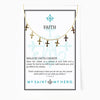 Walk by Faith Choker on it's inspirational product card with a quote from St. Augustine
