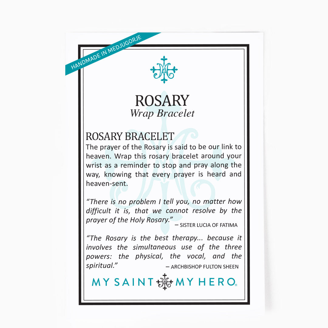 Rosary Wrap Bracelet product card front